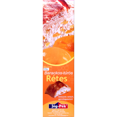 Barackos - túrós rétes 500 g