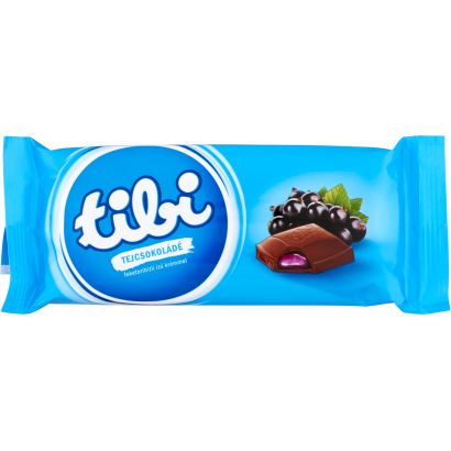 Tibi tejcsokoládé feketeribizli ízű krémmel 90 g