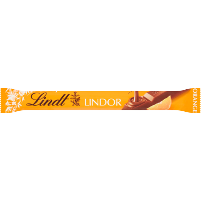 Lindt Lindor tejcsokoládé lágyan olvadó narancsos töltelékkel 38 g