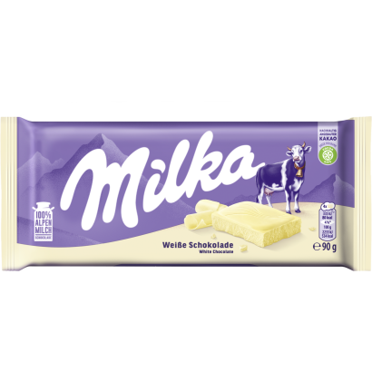 Milka fehér csokoládé 90 g