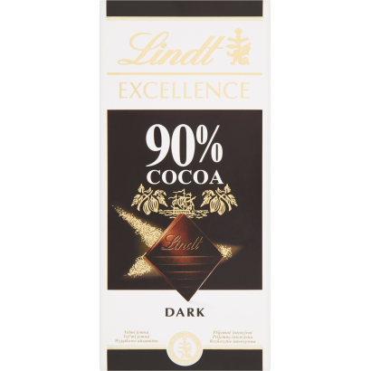 Lindt Excellence finom keserű csokoládé 90% 100 g