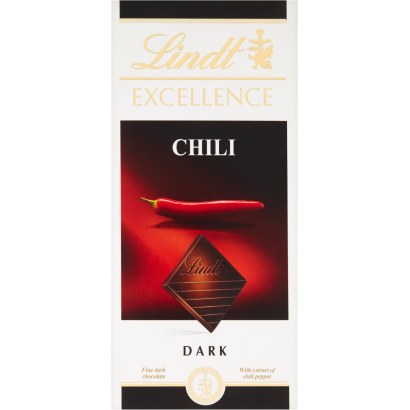 Lindt Excellence Chili étcsokoládé chilipaprika-kivonattal 100 g