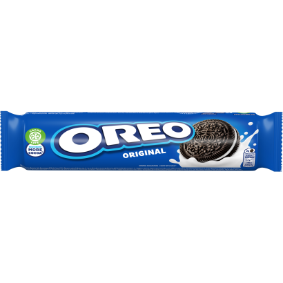 Oreo Original vaníliaízű töltelékkel töltött kakaós keksz 154 g