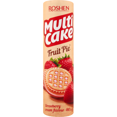 Roshen Multi Cake keksz eper ízű töltelékkel 180 g