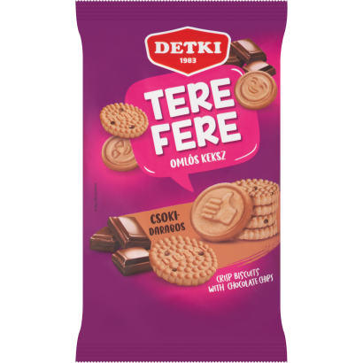 Detki Tere-fere édes omlós keksz csokoládé darabokkal 150 g