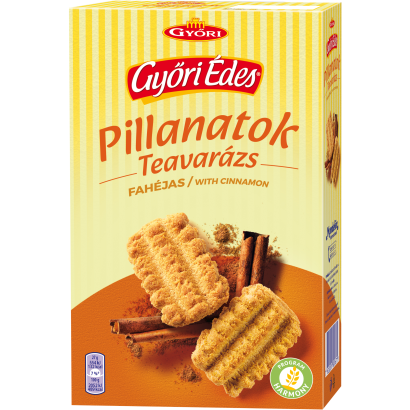 Győri Édes Pillanatok Teavarázs fahéjas, omlós keksz 160 g