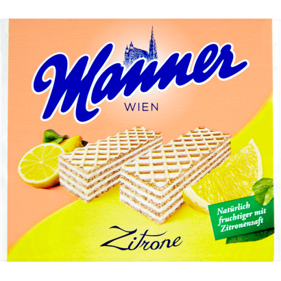 Manner citromízű krémmel töltött ostyaszeletek 75 g
