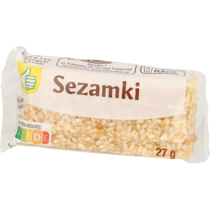 Auchan Tipp szezámmag szelet 27 g