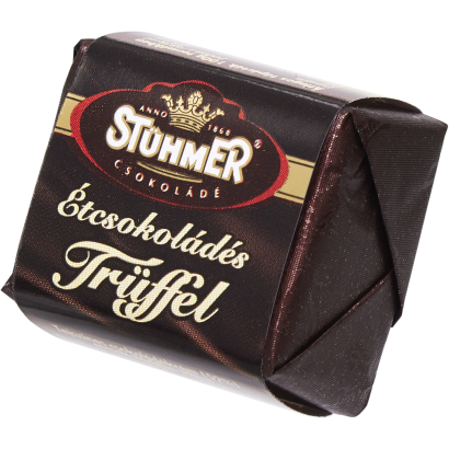 Étcsokoládés trüffel kocka 13g