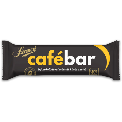 Szerencsi Cafébar tejcsokoládéval mártott kávés szelet 26 g