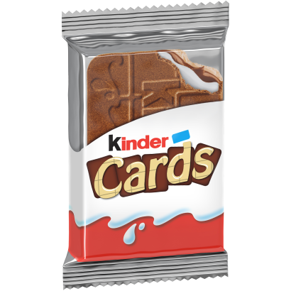Kinder Cards ropogós ostya tejes és kakaós töltelékkel 25,6 g