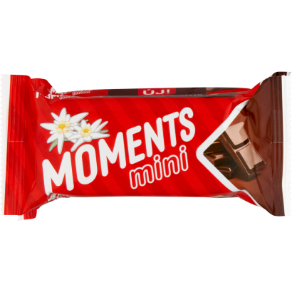 Moments Mini kakaós bevonómasszába mártott kakaós-csokoládés krémmel töltött ostyaszelet 3 x 27 g