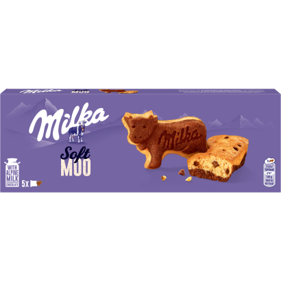 Milka Soft Moo sütemény tejcsokoládé darabokkal 5 x 28 g (140 g)