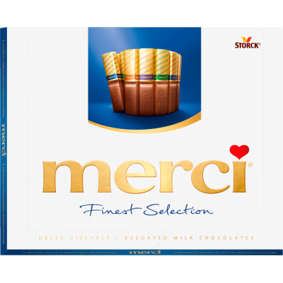 Merci Milk Selection 4 tejcsokoládé-különlegesség 250 g