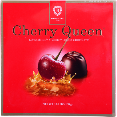 Roshen Cherry Queen étcsokoládés alkoholos-meggyes bonbon 108 g
