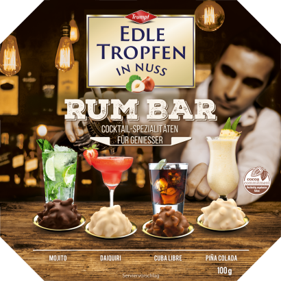 Edle Tropfen Rum Bar alkoholos desszert 100 g