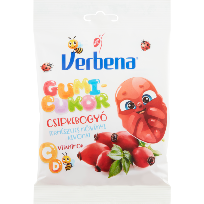Verbena csipkebogyós gumicukor hozzáadott vitaminokkal 90 g