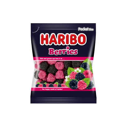 Haribo Berries zselécukorka dekorációs cukorkával 100 g