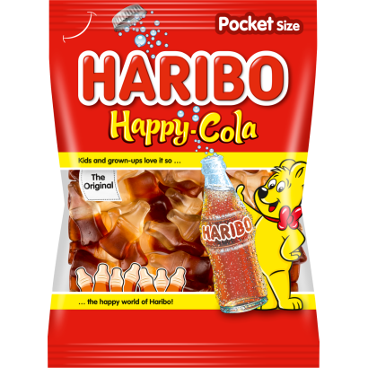 Haribo Happy Cola kólaízű gumicukorka 100 g