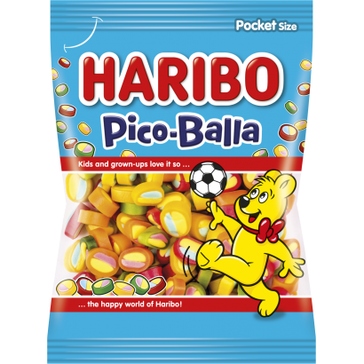Haribo Veggie Pico-Balla gyümölcsízű gumicukorka 85 g