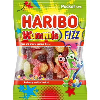 Haribo Wummis F!zz gyümölcsízű gumicukorka 100 g