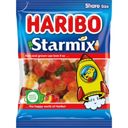 Haribo Starmix gyümölcs-és kólaízű gumicukorka 160 g