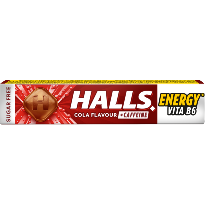 Halls Energy VitaB6 colaízű töltetlen keménycukorka 32 g