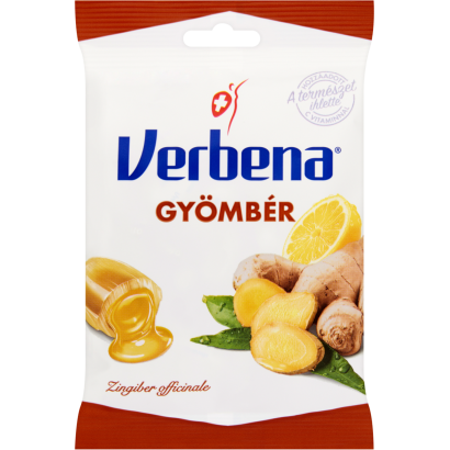 Verbena töltött keménycukorka gyömbérrel és C-vitaminnal 60 g