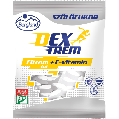 Bergland szőlőcukor citrom ízű 70 g