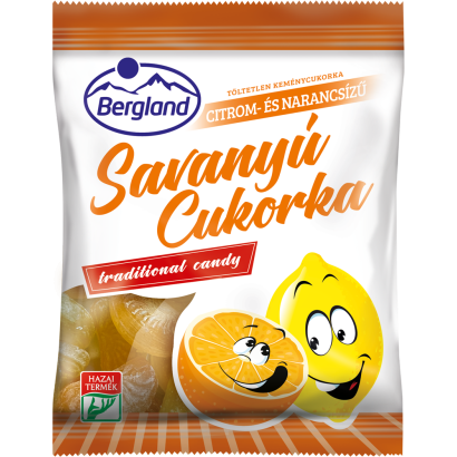 Bergland Savanyú Citrom-Narancs 70 g