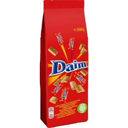 Daim tejcsokoládéval bevont, ropogós mandulás karamell 200 g