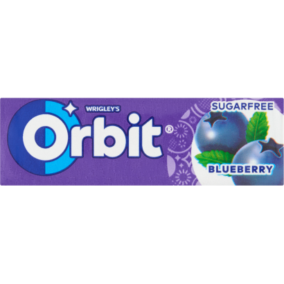 Orbit Blueberry feketeáfonya-ízű cukormentes rágógumi édesítőszerrel 14 g