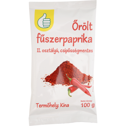 Auchan Tipp őrölt fűszerpaprika II. osztályú csípősségmentes 100 g