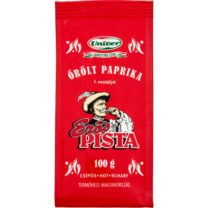 Univer Magyar Ízek Erős Pista I. osztályú csípős őrölt paprika 100 g