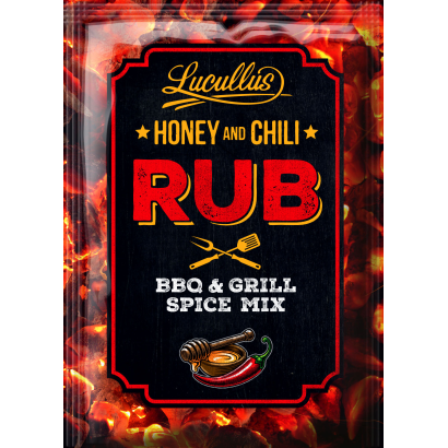Lucullus RUB BBQ & Grill Fűszerkeverék HONEY AND CHILI 40 g