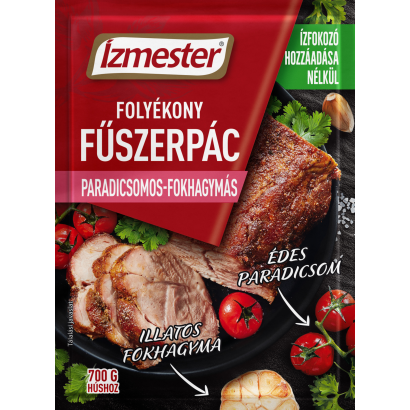 Ízmester paradicsomos-fokhagymás folyékony fűszerpác 80 ml