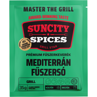 SunCity Spices Mediterrán Zöldség Grill Fűszersó 35 g