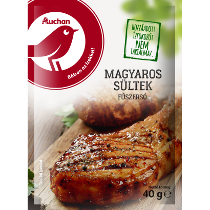 Auchan Kedvenc Magyaros sültek fűszersó 40 g