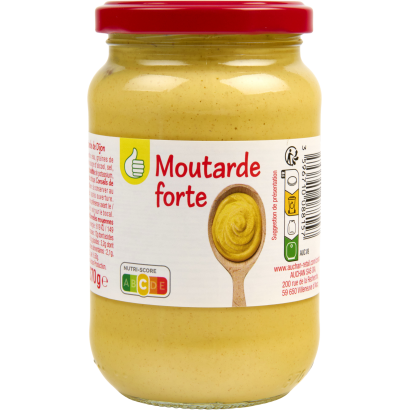 Auchan Tipp dijoni mustár erős 370 g