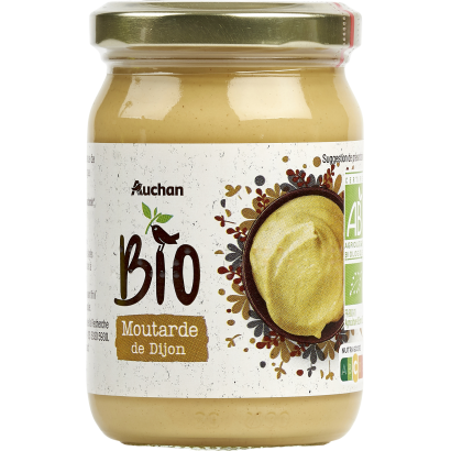 Auchan Kedvenc Bio dijoni mustár 200 g