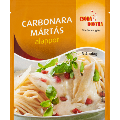 Csoda Konyha Carbonara mártás alappor 26 g