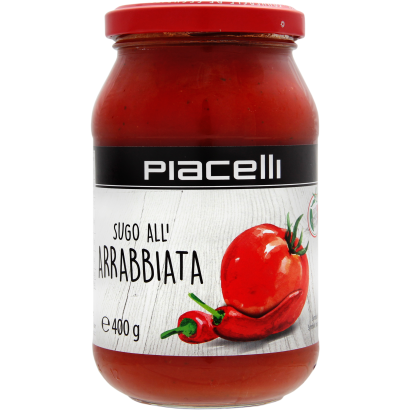 PIACELLI ARRABBIATA tésztaszósz 400g