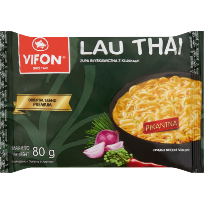 Vifon Lau Thai hagyományos thai csípős instant tésztás leves 80 g