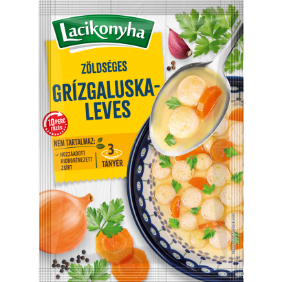 Lacikonyha zöldséges grízgaluskaleves 40 g