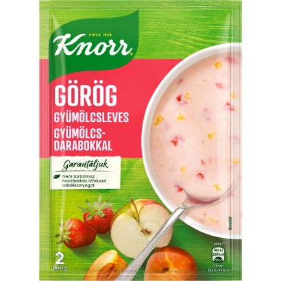 Knorr görög gyümölcsleves gyümölcsdarabokkal 54 g