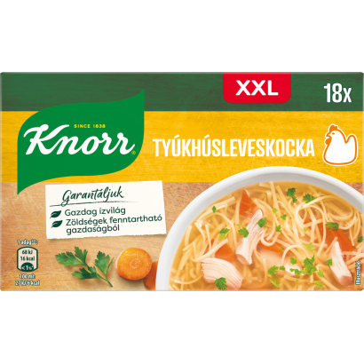 Knorr XXL tyúkhúsleveskocka 18 x 10 g (180 g)