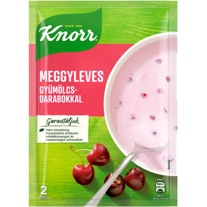 Knorr meggyleves gyümölcsdarabokkal 56 g