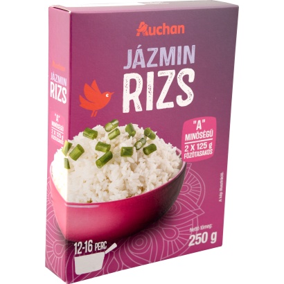 Auchan Kedvenc Konyhakész "A" minőségű jázmin rizs főzőtasakos 2 x 125 g