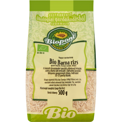 Biopont Bio barna rizs 500 g