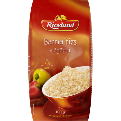 Riceland Előgőzölt Barna rizs 1000 g